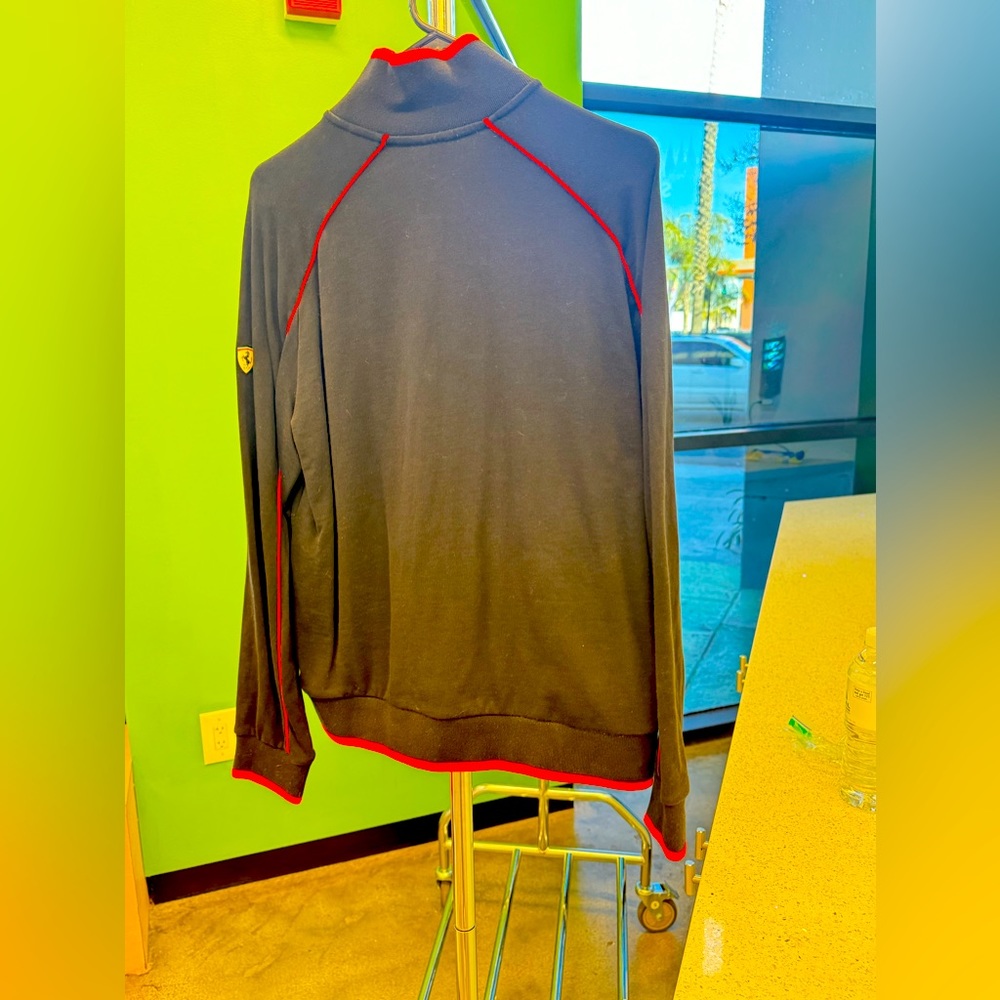 Scuderia Ferrari full zip sweater.